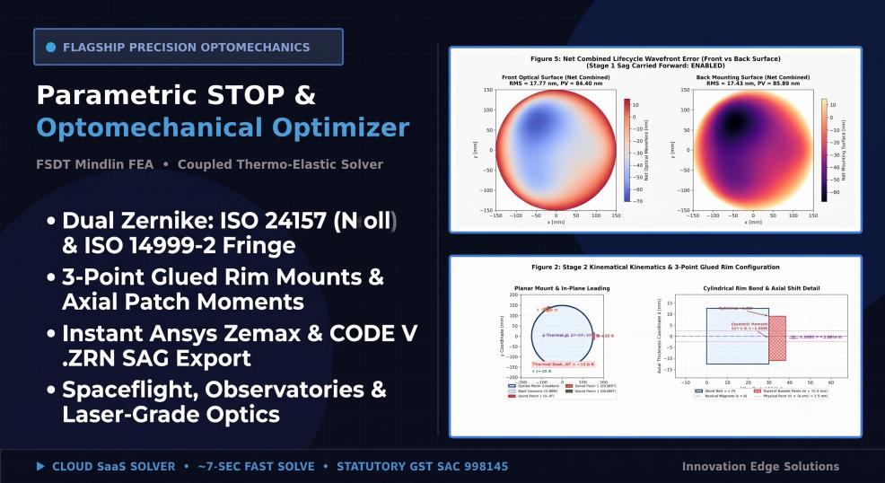Parametric STOP Optomechanical Analysis Platform